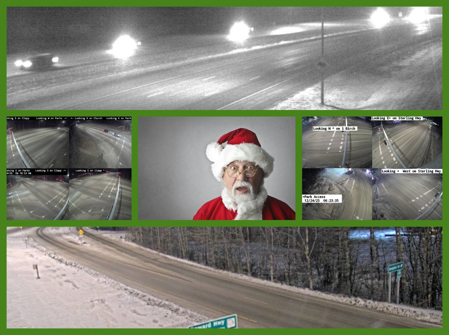 🎄 Memaw’s Christmas Eve Frost and Shine Holiday CommuteWednesday Morning Update | Parks, Glenn, Seward and Sterling Highways
