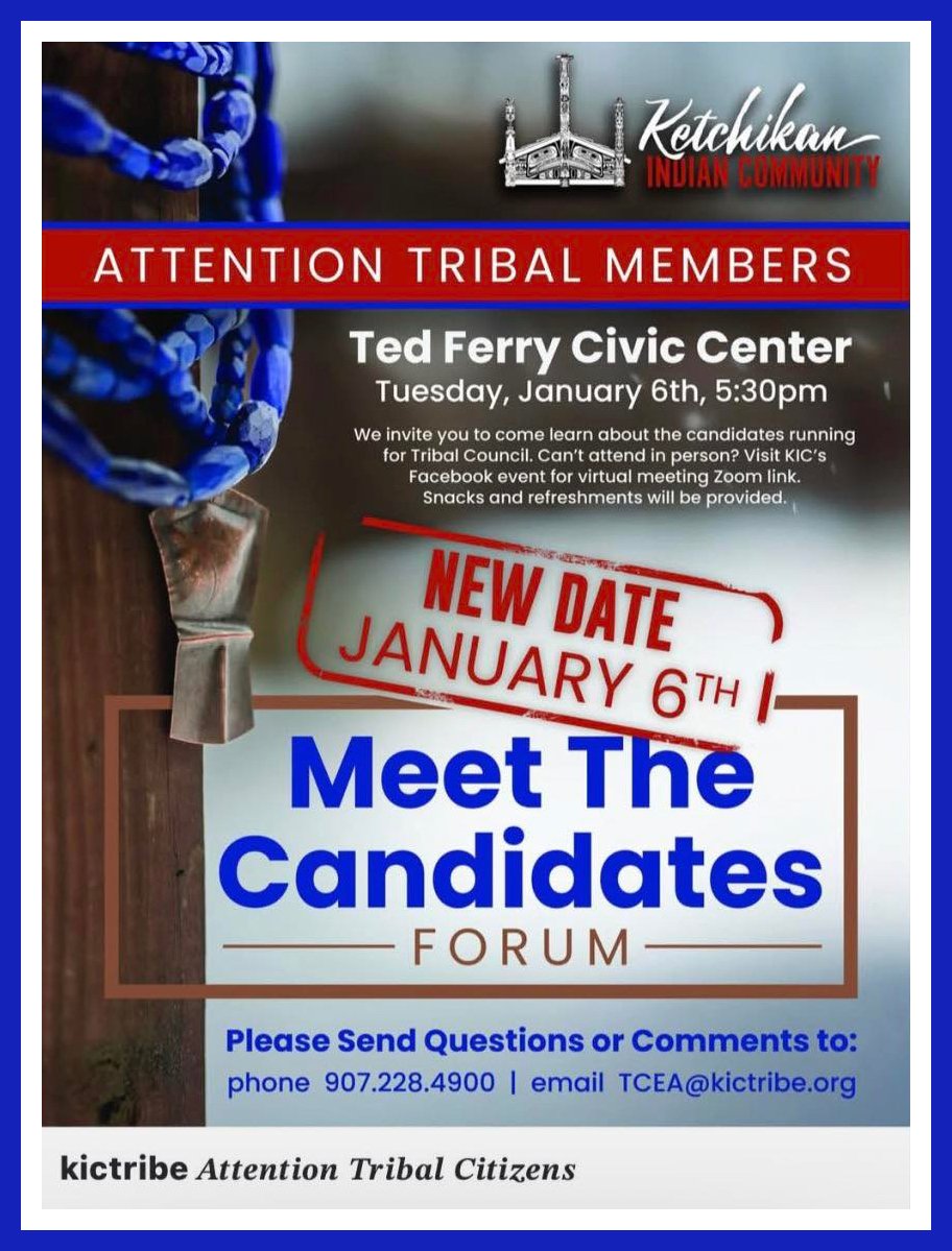 January Decisions in Ketchikan: Tribal Voters Get Face Time With Council Candidates