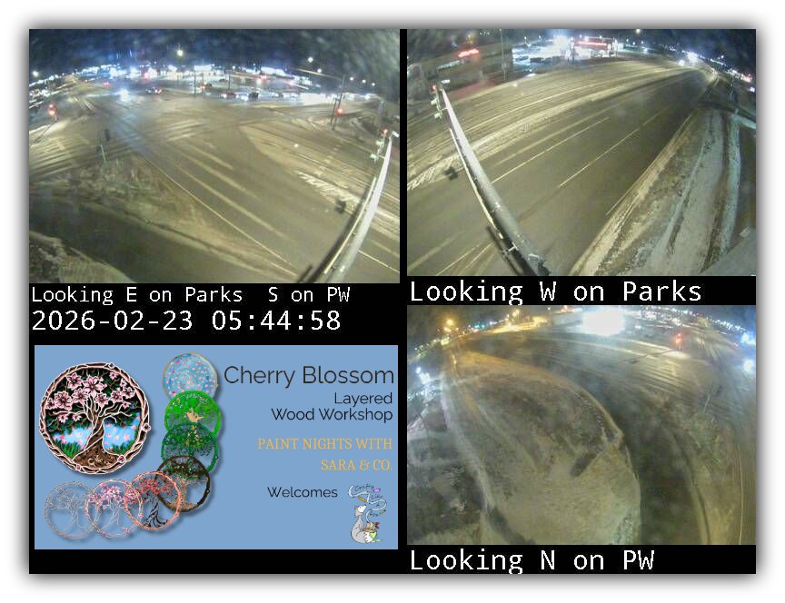  Parks Hwy & Palmer Wasilla Hwy | Alaska 511                                                                                                                                                     Spring is calling in Wasilla 🌸 Join Paint Nights With Sara at 535 W Parks Highway, Wasilla, AK 99654 for a Cherry Blossom Layered Wood Workshop with Laurie from Crafty Like a Fox. Create your own spring tree using acrylic paint on wood (yes, glitter is an option!).
💰 $55.00 | Tuesday, Feb. 24, 6–9 PM | 3-hour class
✨ All supplies provided. Suggested ages 10 and up.
⚠️ Please arrive on time; spots may be released if you are more than 10 minutes late. No punch cards or passes accepted, and tax will be added at checkout.